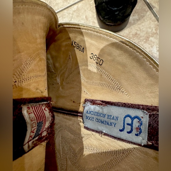Anderson Bean bass skin boots. Size 9. Been worn but still in good shape. - Picture 3 of 3